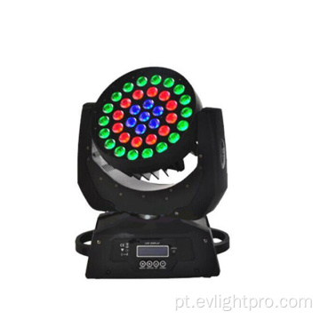37 * 9W RGB LED lavar a cabeça de cabeça em movimento